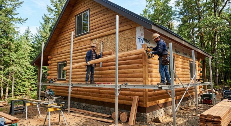 Log Home Siding Installation in Fairfield County, CT